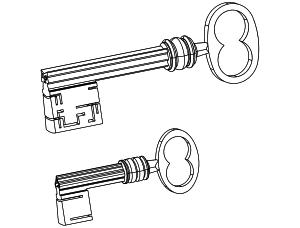 3-D CAD Zeichnung Schlüssel